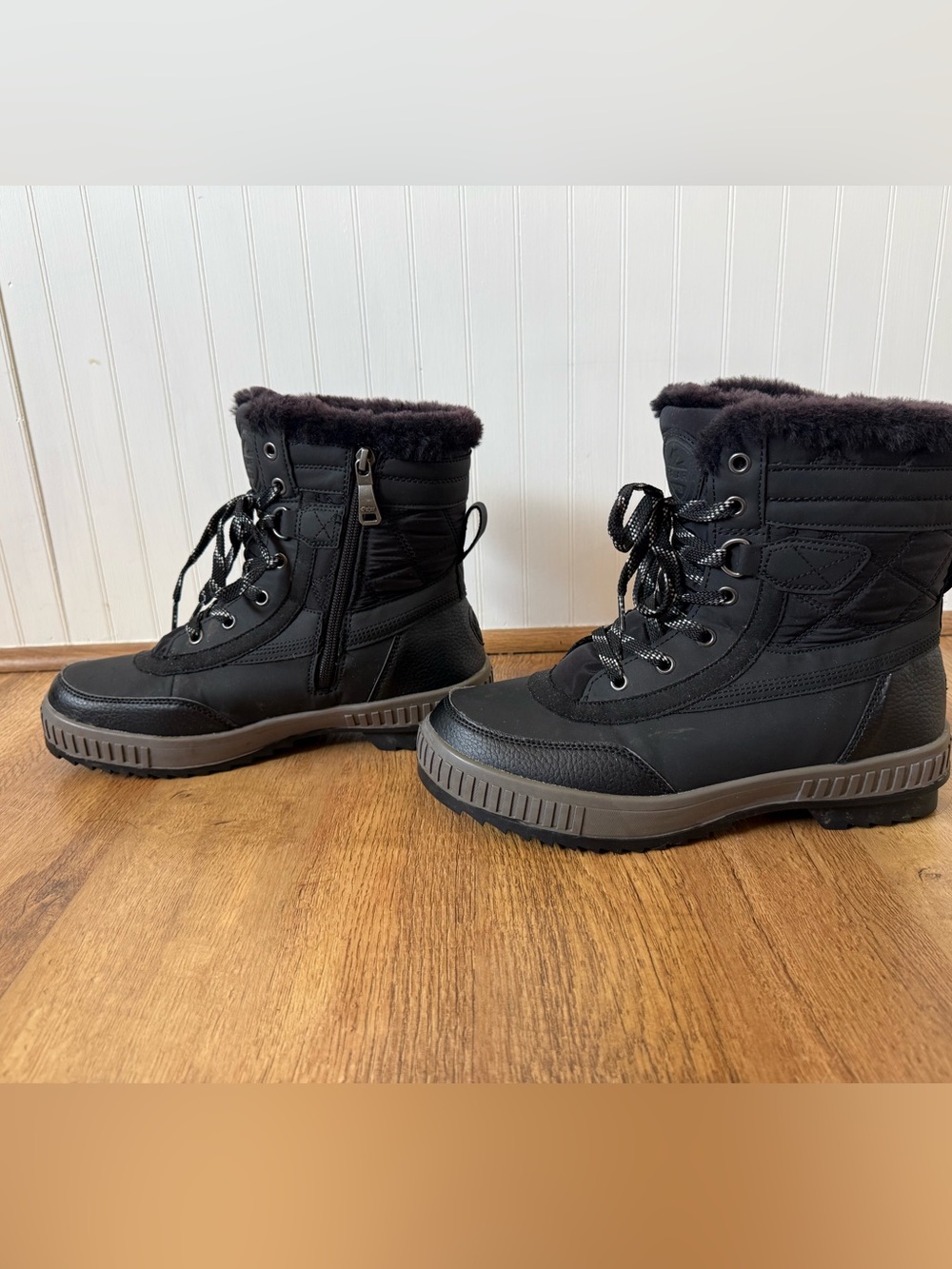 Pajar Canada Karley Black Waterproof Winter Snow Boots (-30°C / -22°F Rated) 10